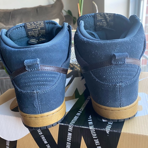 Nike SB Dunk High Classic Charcoal Tar - Picture 5 of 7